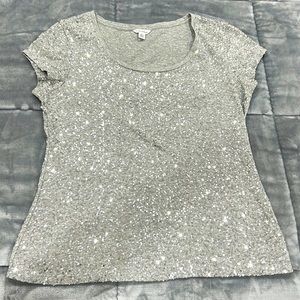 CK silver medium top, never worn without tags
